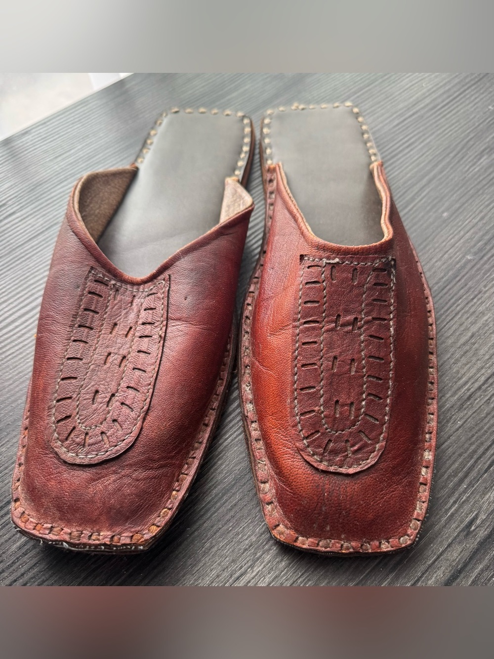 Men Mojari Fine Leather Mojari Khussa Handmade Jutti Indian Mojari Flip Flops
